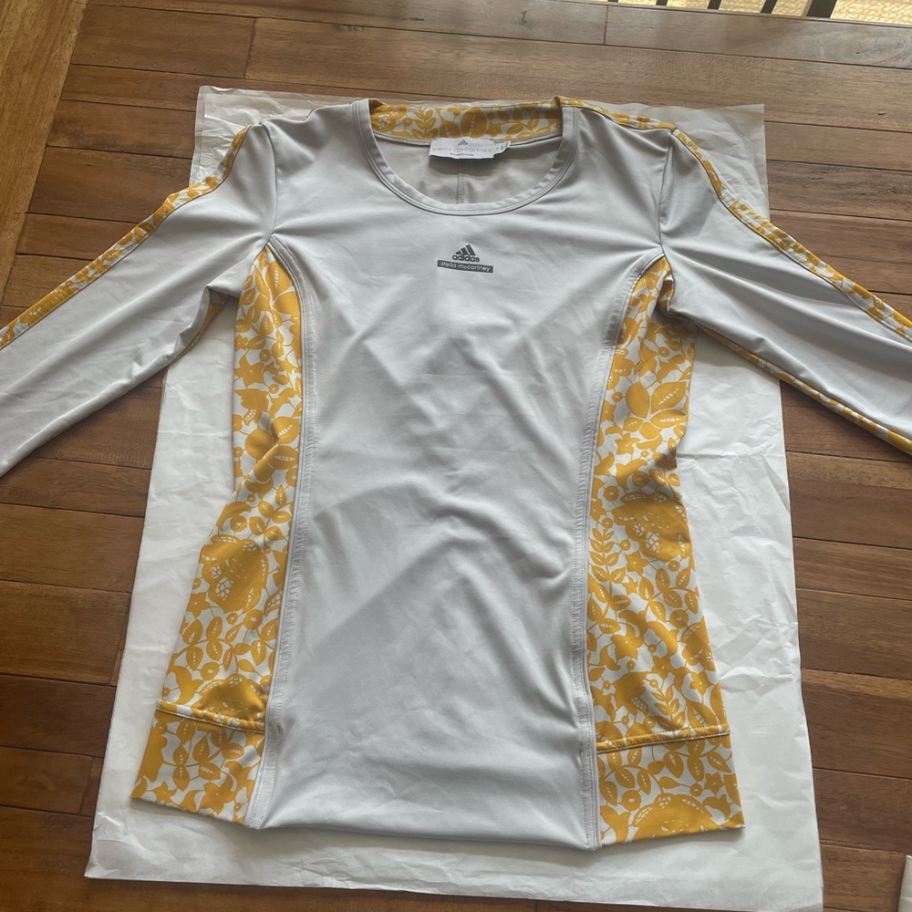 Adidas Bareicade by Stella McCartney, Quarter Sleeve Tennis Pullover, Small